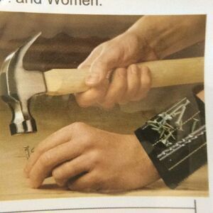 Magnetic Wristband Holds screws, nails, scissors. Ideal for woodworking handyman